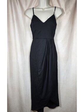 NWOT Lulus Black Midi Dress Size S